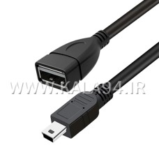 کابل 30 سانتی USB دوربین یا ذوزنقه 5pin افزایشی مارک KAISER / ضخیم و مقاوم / تک پک شرکتی